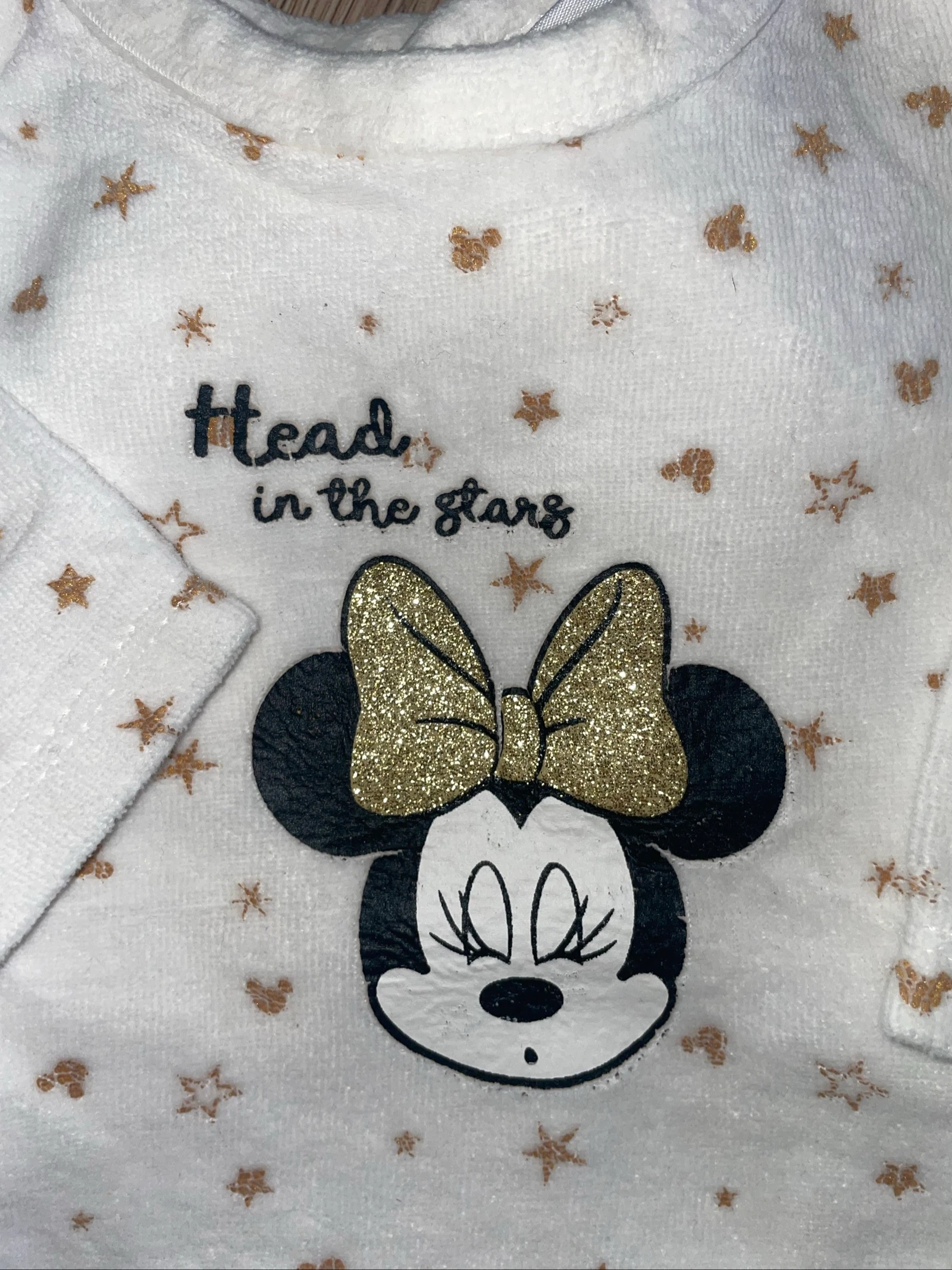 Pijama de veludo 1 mês Disney Minnie – photo 2